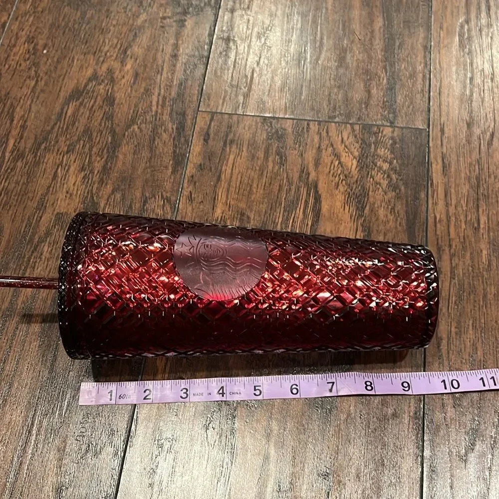 Starbucks burgundy cup